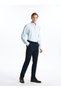 Mg Trend'En Navy Blue Standard Fit Men's Chino Trousers