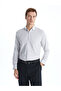 LCWAIKIKI Formal Regular Fit Long Sleeve Plaid Gabardine Men's Shirt