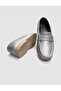 Genuine Leather Gray Women's Casual Shoes - 4