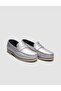 Genuine Leather Gray Women's Casual Shoes - 2