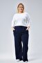 Women's Lycra Velcro Closure Oversize Palazzo Trousers