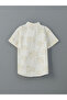 Lcw Kids Khaki Patterned Boys' Shirt and Shorts - 7