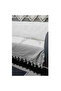 Extra Large Size (180 x 300 cm) Organic Buldan Fabric Armchair, Sofa, and Couch Cover with Off-White Armrests