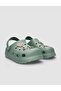 Snx Green Stone Detailed Women's Eva Slippers - 2