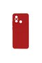 Redmi 12C Case Soft Smooth Soft Silicone Cover Piping - Red