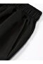 High Waist 5-Piece Black Jogger Sweatpants - Plus Size Sportswear 52 - 5
