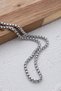 Steel Round Ball Chain Necklace Forse Chain 5mm Does Not Tarnish - 6