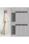 Stone Embroidered Beige Women's Hijab Dress 2-Piece Evening Dress Set - 8