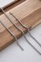 Steel Round Ball Chain Necklace Forse Chain 5mm Does Not Tarnish - 4