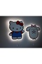 Decorative Wooden Printed Character Children's Room Night Light (2 Pieces) - 3