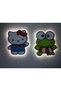 Decorative Wooden Printed Character Children's Room Night Light (2 Pieces)