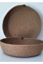 Multi-Purpose Basket Set Wicker Jute 2-Piece Basket 6 mm Jute Rope