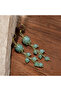 Handmade Labradorite Stone Steel Earrings - 2