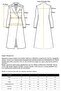 Oversize Coat with Embroidery Detail on the Sleeves Black 3085 - 7