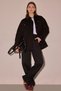 Velvet Collar Gabardin Jacket