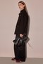 Velvet Collar Gabardin Jacket - 5