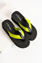 Beach Women's Platform Wedge Heel Fabric Flip Flops Pool Sea Beach Slippers - 4