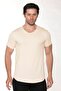 Men's Wide Neck 100% Cotton Loose T-Shirt