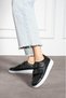 Women's Black Velcro Sports Shoes - 4