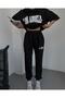Women's Los Angeles Printed Oversize Bottom Top Summer Suit - 5
