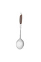 Stainless Steel Serving Spoon, Wood Finish Handle, DC2150