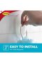 3M COMMAND™ TOWEL HOOK WITH WATER-RESISTANT STRIPS LARGE BATH17 CLEAR FROSTED 1HK+2S/PK - 4