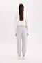 Women's Tracksuit Bottom S7370Az/Gr256 Gray Melange - 3