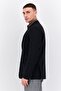 Men Fitted Fit Solid Formal Blazer, Black - 2