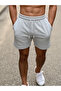 Šedé pánské šortky Slimfit - 3