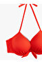 Bow Detailed Padded Support Push-Up Bikini Top - 3
