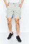 Men Heather Basic Shorts, Grey