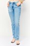 Women Slim Fit Washed Denim Jeans, Blue