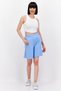 Women Sportswear Fit Outdoor Shorts, Blue - 4