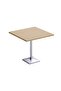 Bar Table Square Base 4 Seater Cocktail Bistro Table for Pub_Oak