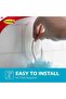3M COMMAND™  BATH HOOK WITH WATER RESISTANT STRIPS  MEDIUM BATH18 CLEAR FROSTED 2HK+3S/PK - 4