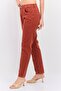 Women Regular Fit Washed Denim Jeans, Rust - 2