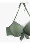 Bow Detailed Padded Support Push-Up Bikini Top - 2