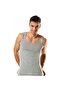 Tutku Men's Gray 6 Pack Ribana Classic Undershirt Elf568T0102Ccm6
