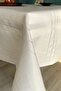Easy-Care Stain Resistant Linen Colber Tablecloth - 5