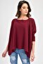 Womens Knit Poncho 20w104