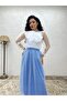 Blue Tulle Glitter Skirt