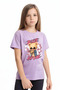 Be Cute Printed Girls' Short Sleeve T-Shirt - 2