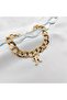 Stainless Steel 20 cm Milky Way Bracelet with Letter H - 2