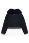 Abel&Lula Female Child Fur Collar Cardigan 5828 - 3
