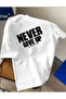 Unisex Never Give up Printed Printed T-Shirt