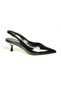 U 820503308   Black Patent Leather Low Heeled Women's Shoes - 8