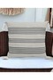 Buldan Woven Tasseled Bohemian Design 100% Cotton 45X45Cm Throw Pillow Cover Cream - 3