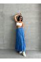 Women's Wrinkled Modal Textured Soft Long Skirt - 2