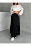 Women's Wrinkled Modal Textured Soft Long Skirt - 5