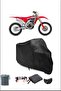 BLACK HONDA CRF 250 R REAR BAG LOCK COMPATIBLE WATERPROOF TARPAULIN (MOTORCYCLE)